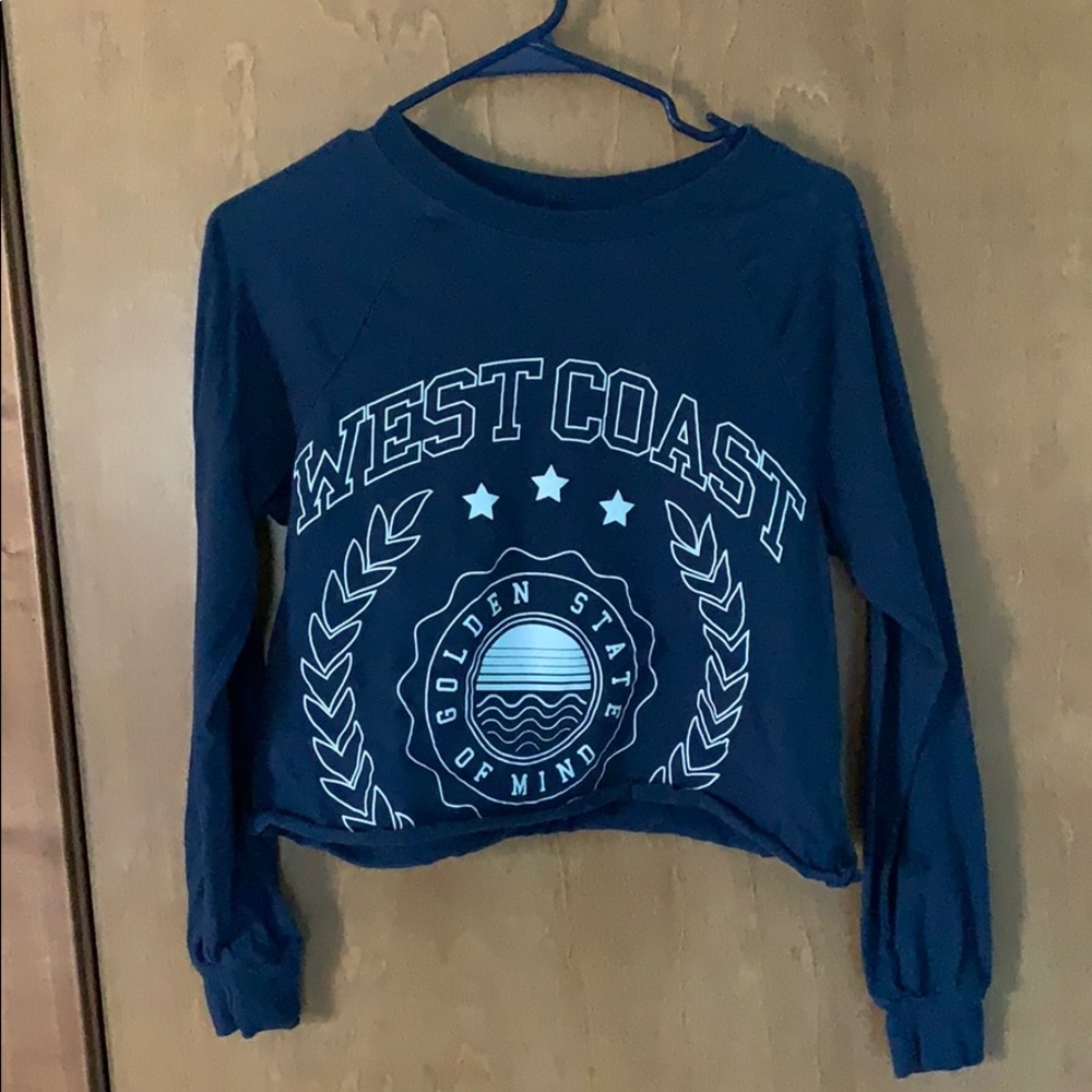 cropped long sleeve